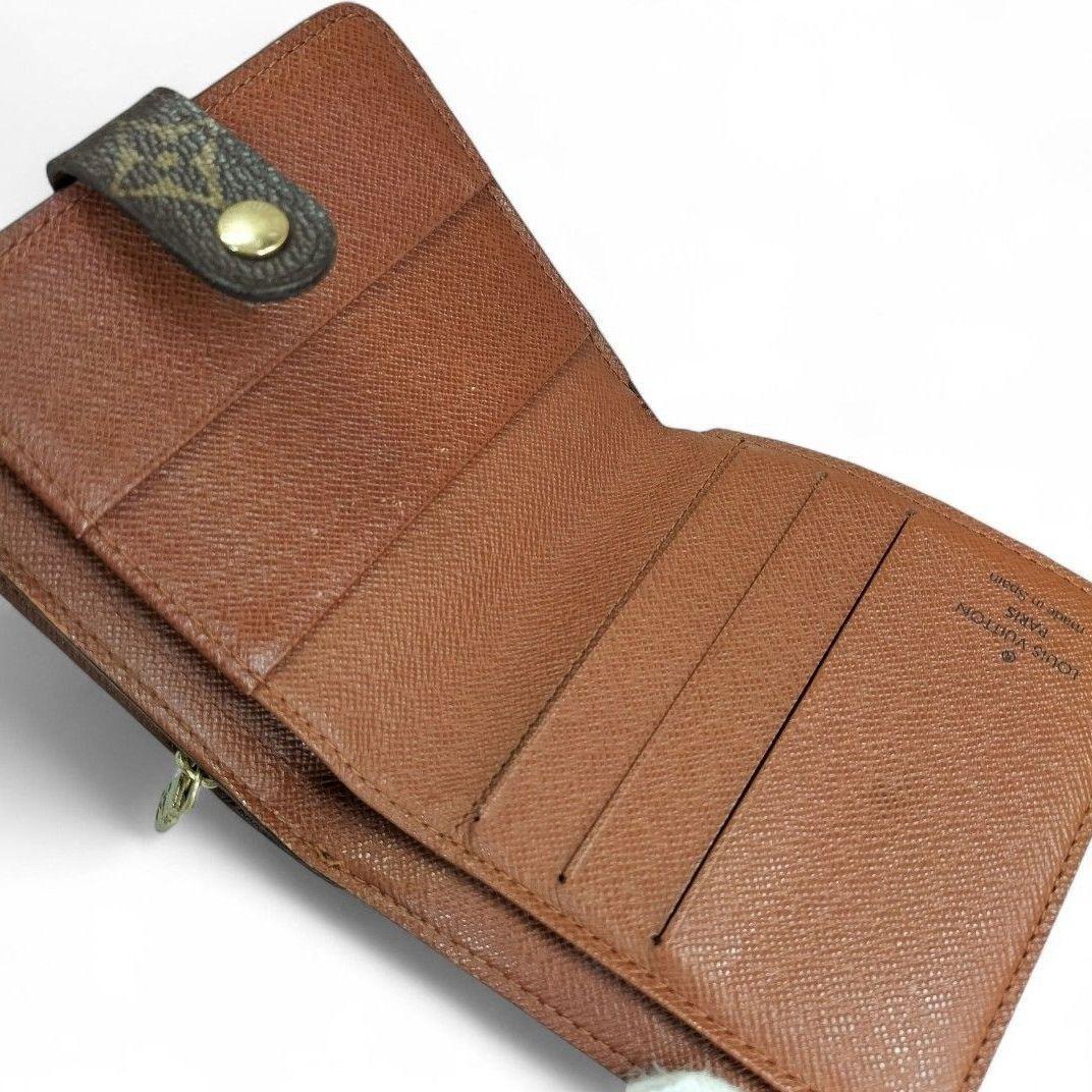 ☆美品☆ ルイヴィトン モノグラム コンパクトジップ M61667 二つ折り財布