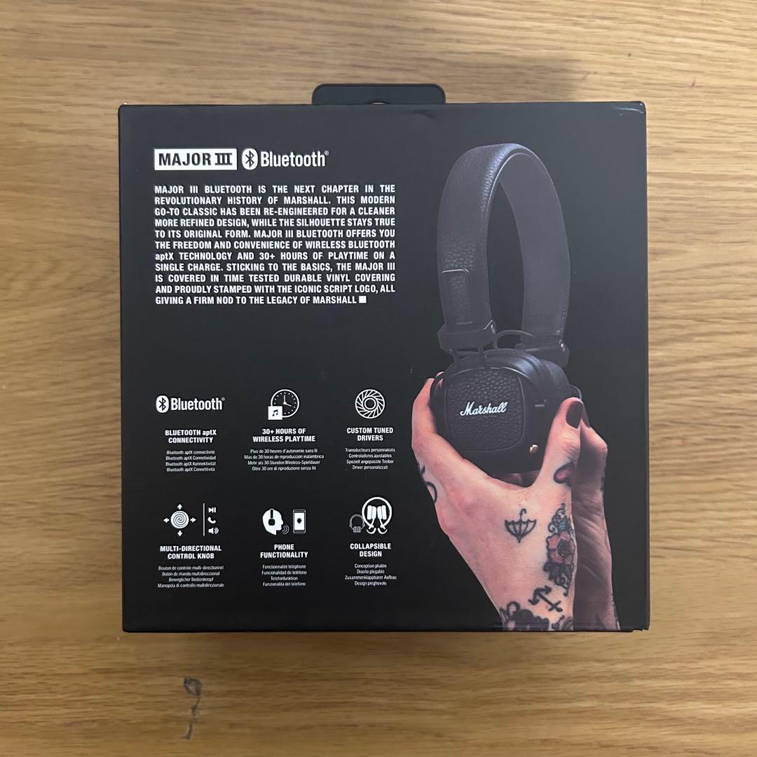 Mashall MAJOR Ⅲ マーシャル ヘッドフォン ブラック