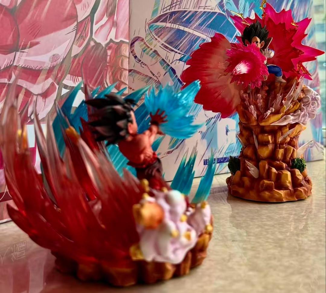 ドラゴンボール LG ベジータvs 孫悟空 ガレージキット ガレキ スタチュー