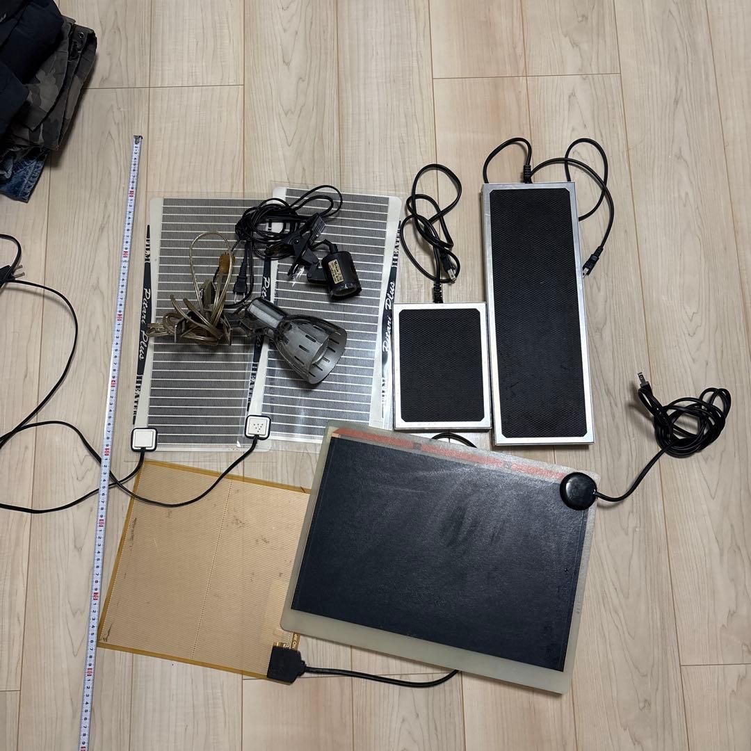 爬虫類・両生類用ヒーター　ソケット　セット