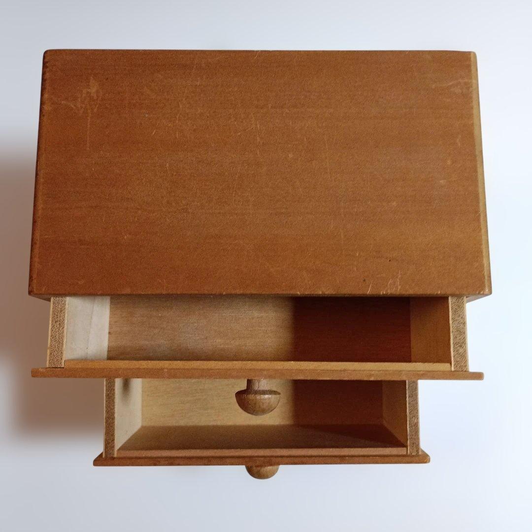 昭和レトロ★ サンリオ★HELLO KITTY 木製引き出し付き小物入れ