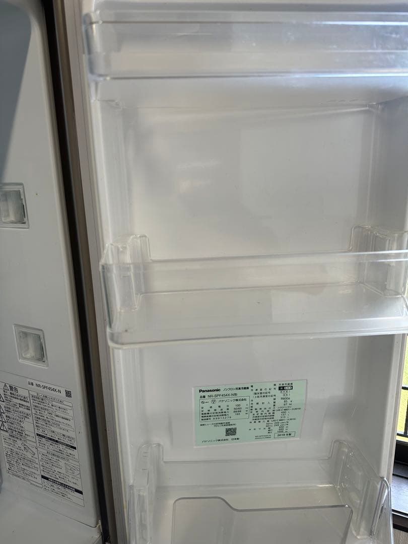 ★冷蔵庫★パナソニック★6ドア★2019年★NR-SPF454X-N 超お買得