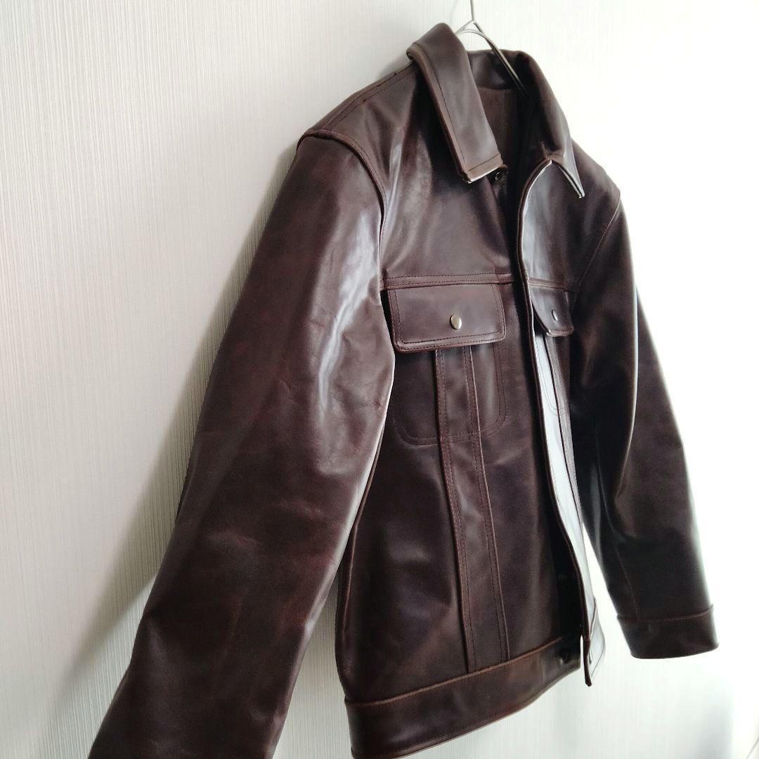 非売品　懸賞　ワイルドターキー　本革　牛革　レザージャケット　Lサイズ