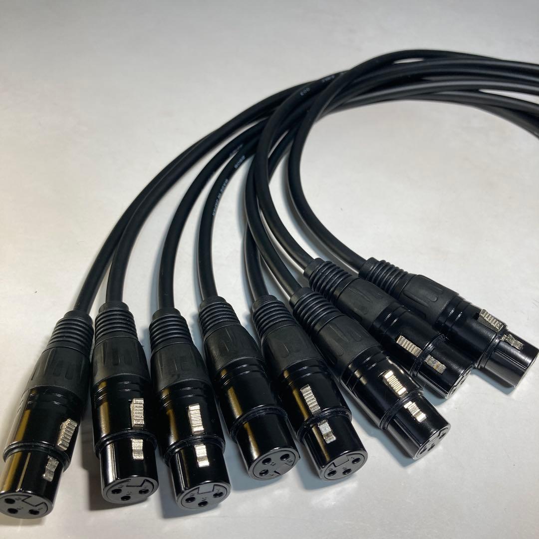 CANARE キャノンケーブル50cm（8本セット） 新品