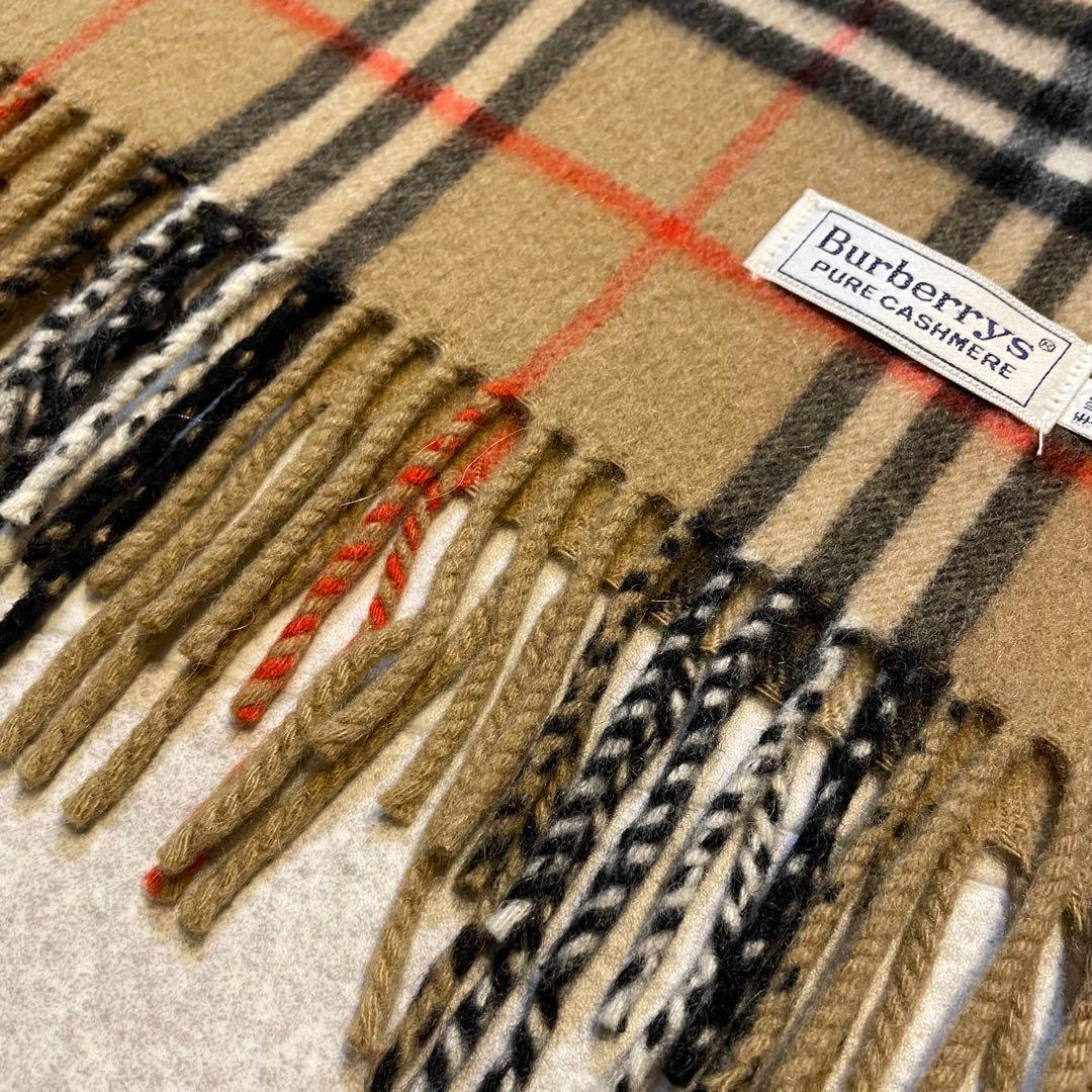 Burberrys ピュアカシミア　ノバチェック　マフラー　美品