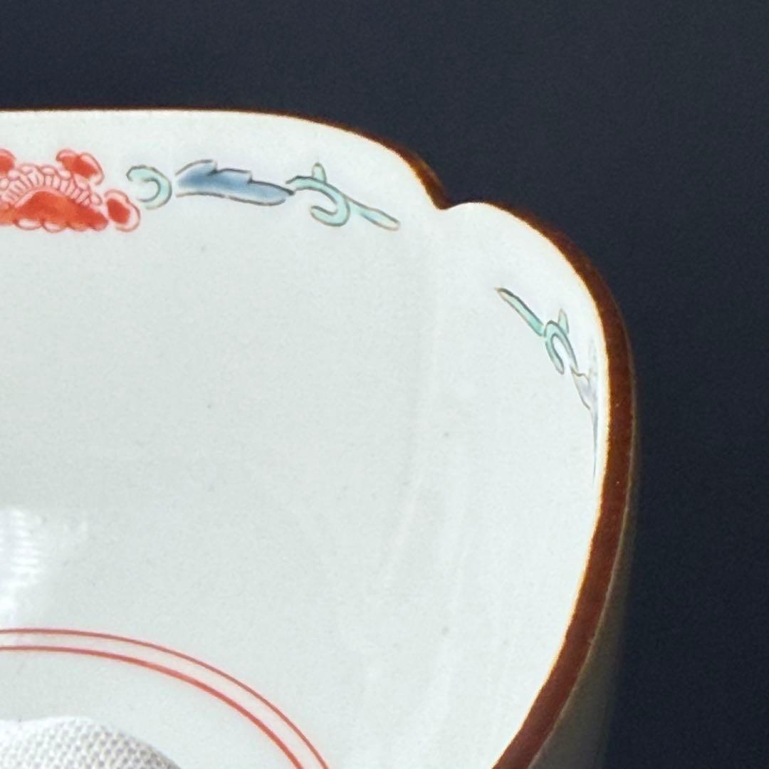 古伊万里　柿右衛門様式　向付　13客　赤絵龍図　竹に紅葉　梅　花蝶図　老松