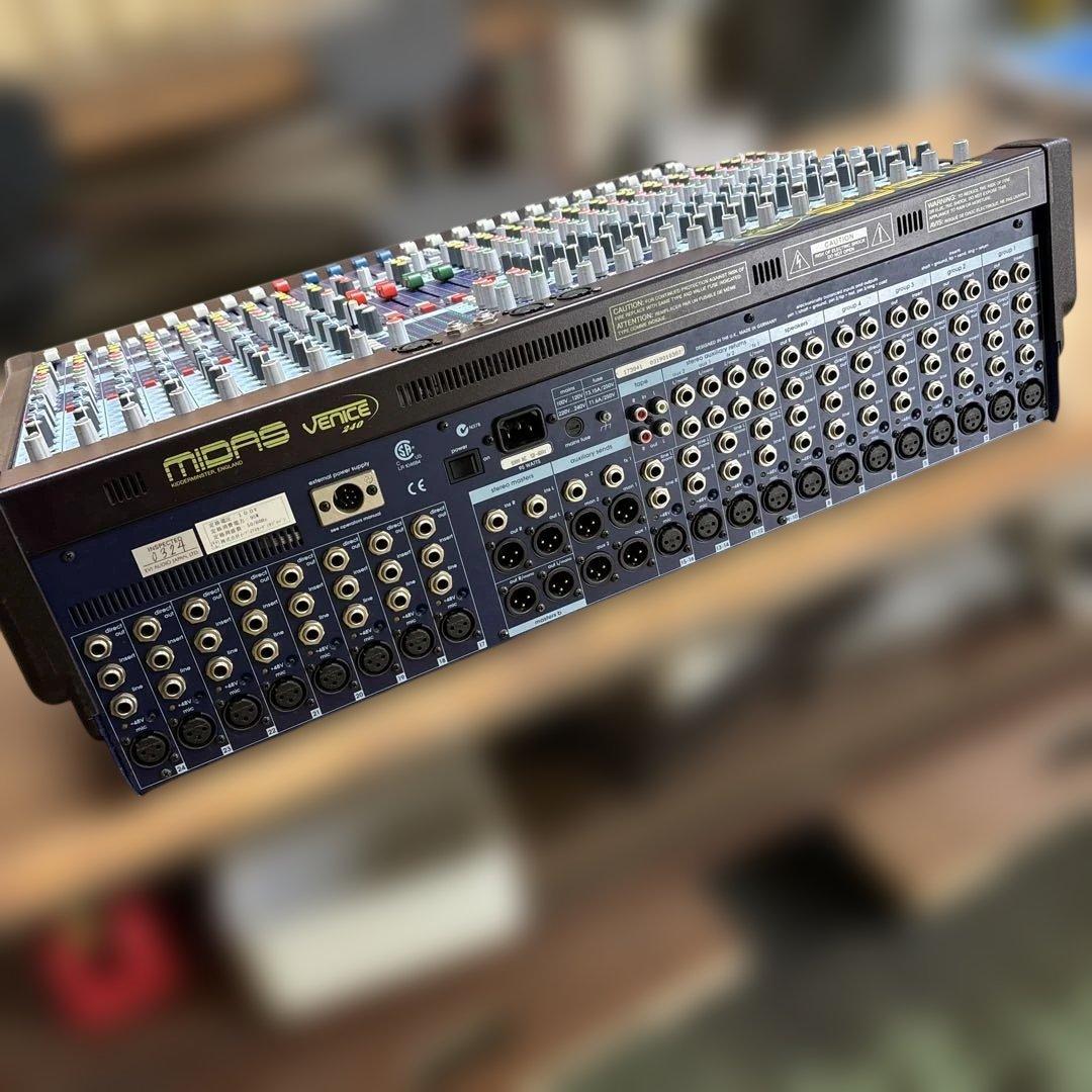 【MIDAS 】Venice 240 ミダス アナログミキサー ハードケース付き