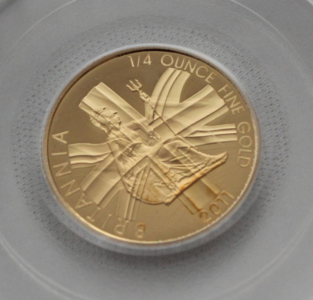 カツさん専用　2011年 イギリス ブリタニア25ポンド金貨 PCGS PR70
