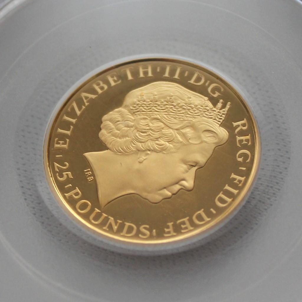 カツさん専用　2011年 イギリス ブリタニア25ポンド金貨 PCGS PR70