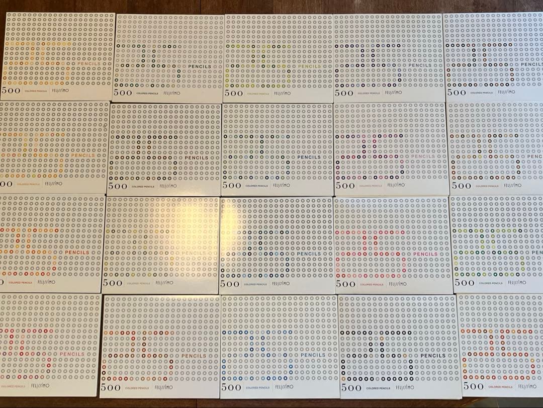 フェリシモ　500色　色鉛筆