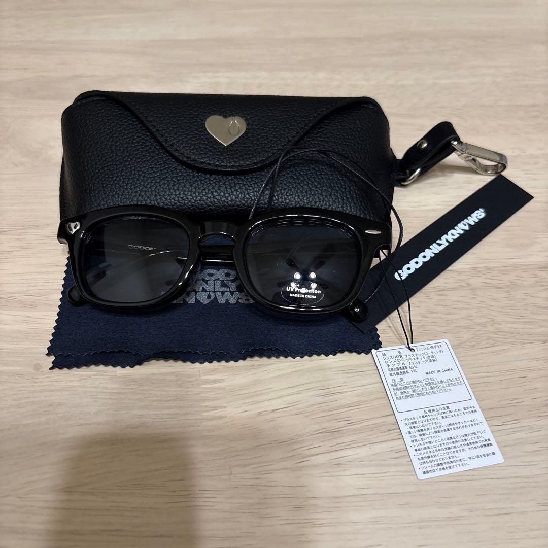 レア☆godonlyknows☆ハートロゴサングラス☆黒☆岩田剛典☆GOK☆