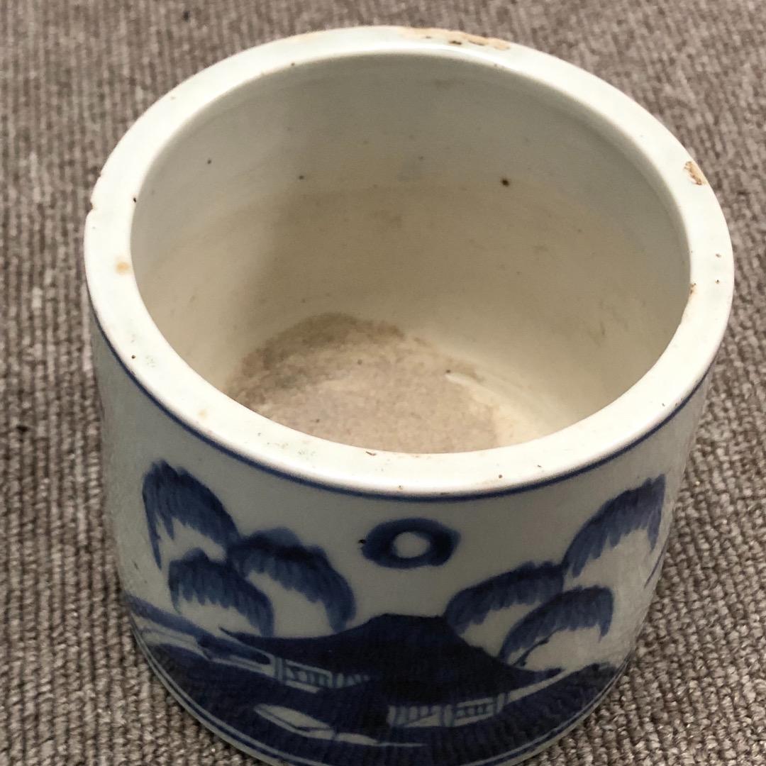 骨董　筆入れ　ペン立て