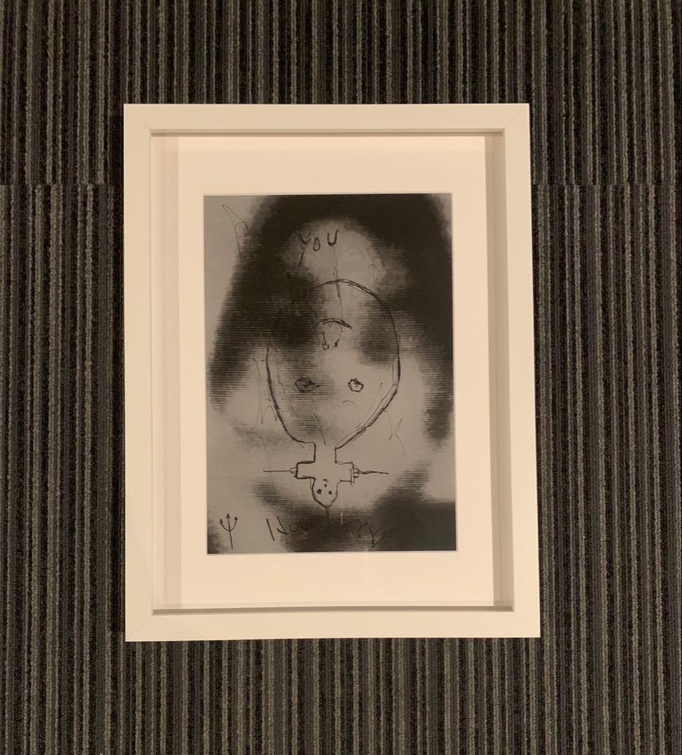 真作 harmony korine ハーモニーコリン 直筆原画 サイン入 絵画