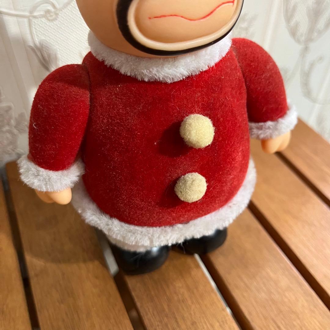 【アンティーク】Meiji CMらんど カールおじさん サンタコス ソフビ人形