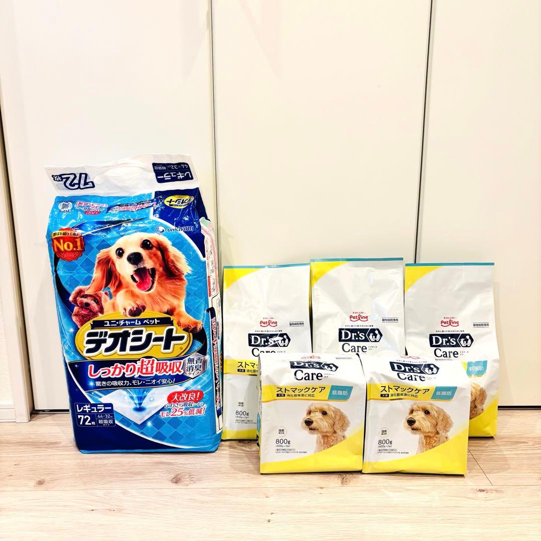 ペットライン ドクターズケア 犬用 ストマックケア 800g【400g×2】×5