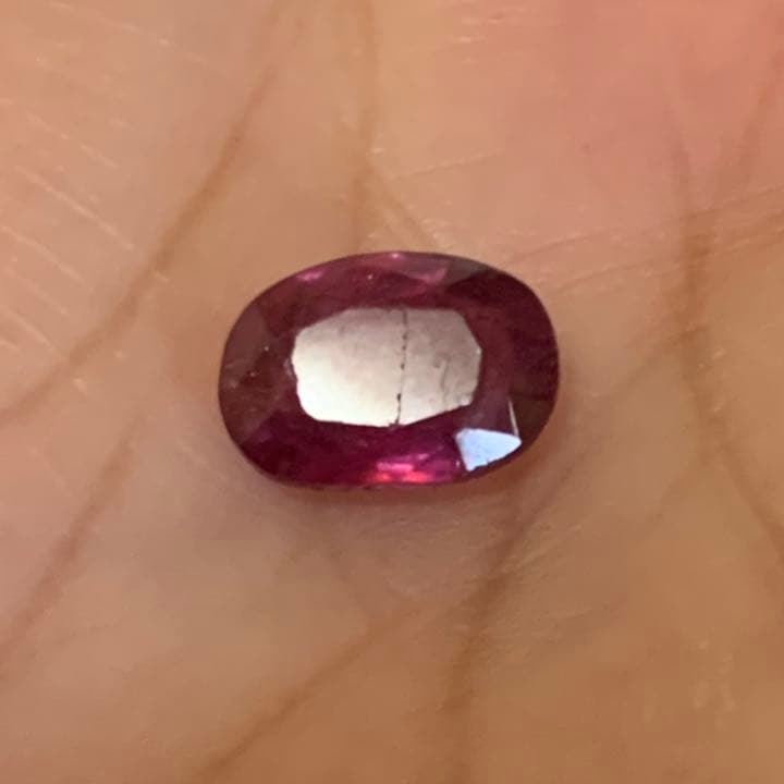 大粒ルビー3.85ctルース/オーバルミックスドカット
