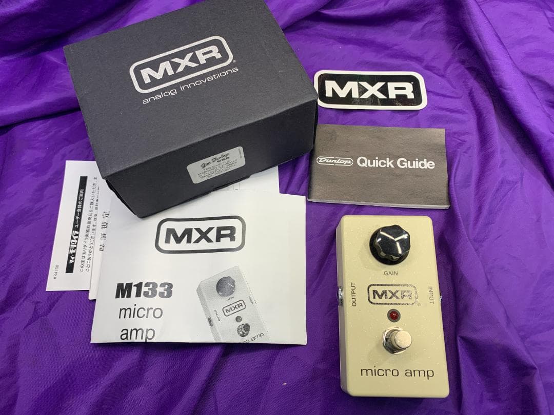 MXR M133 Micro Amp 動作品　わりときれい