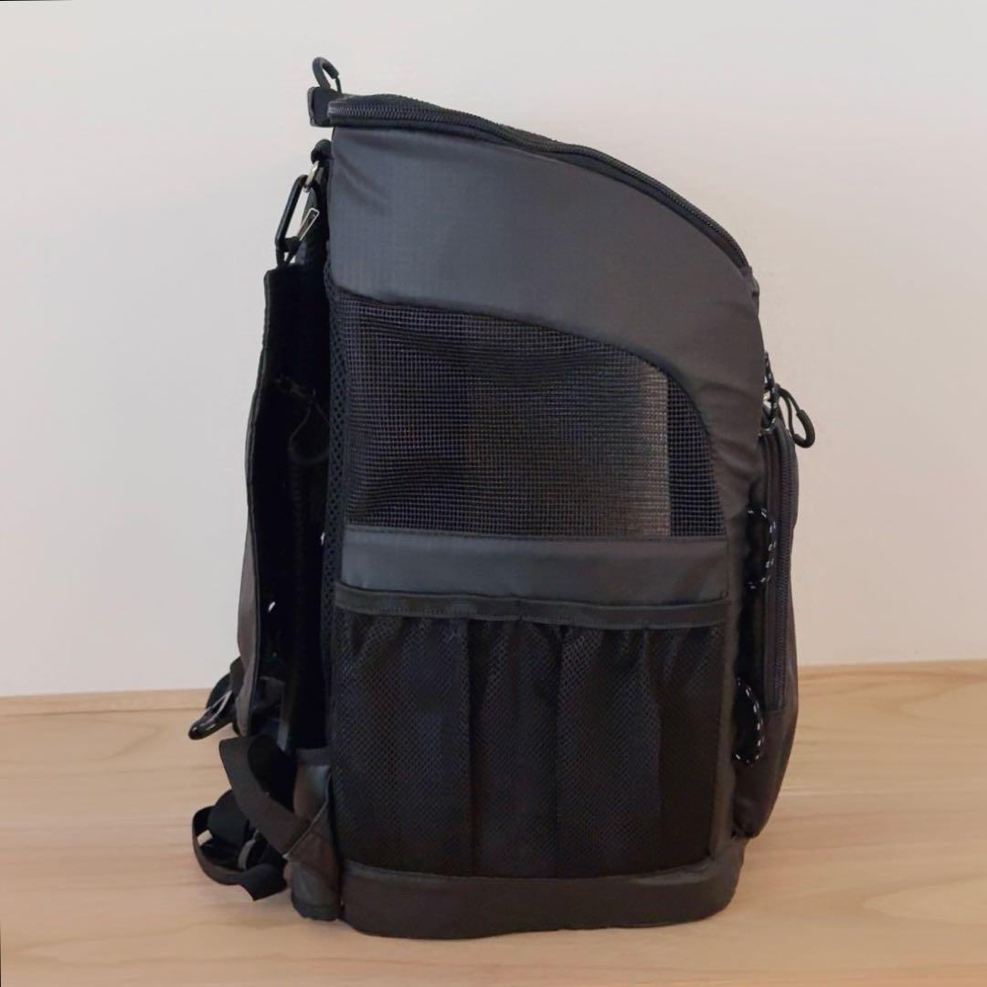 エアバギー 3ウェイバックパックキャリー レギュラー ブラック 黒 リュック 犬