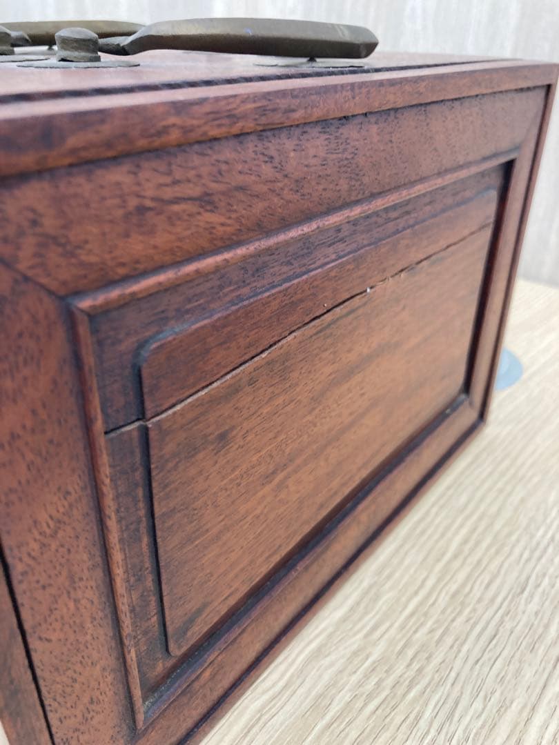 【骨董品】麻雀牌セット 木製収納箱付き