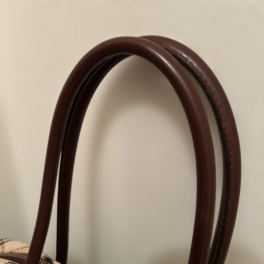 BURBERRY チェック柄 ハンドバッグ 中型