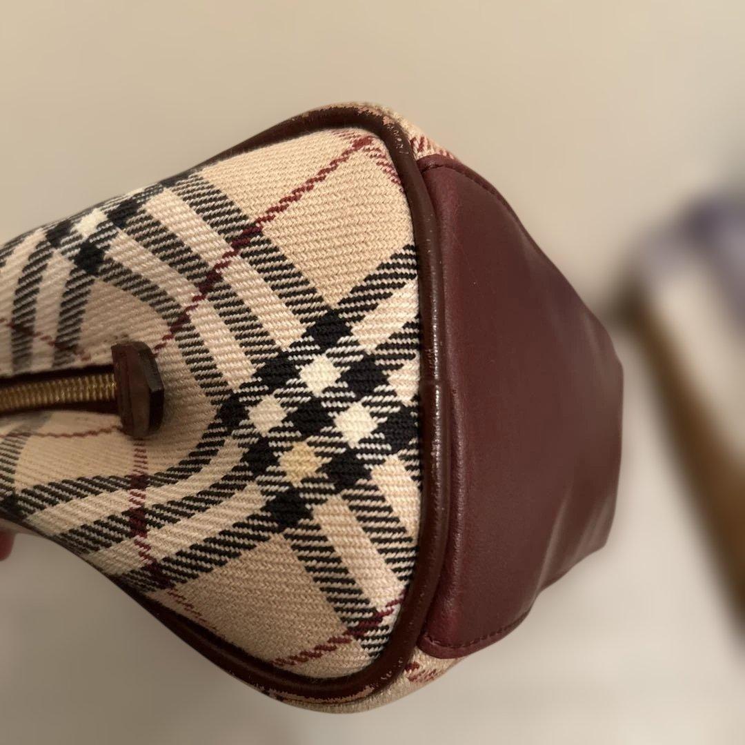 BURBERRY チェック柄 ハンドバッグ 中型