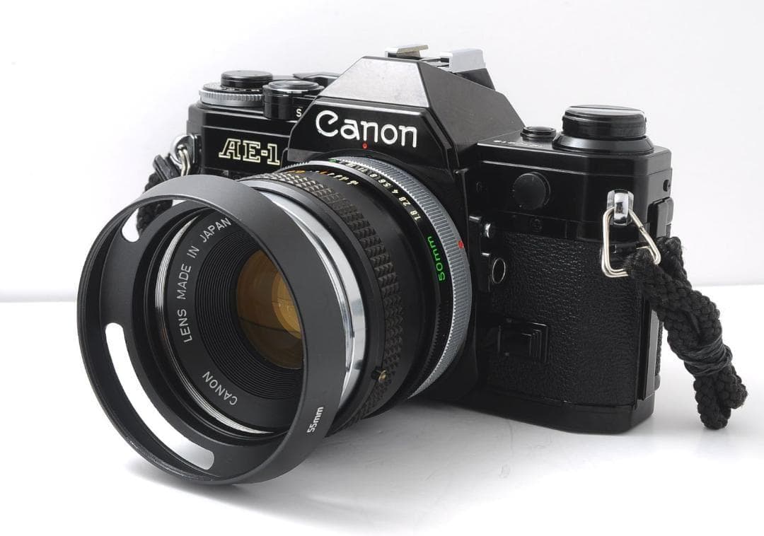 Canon AE-1 ブラック + FD 50mm F1.8 動作品