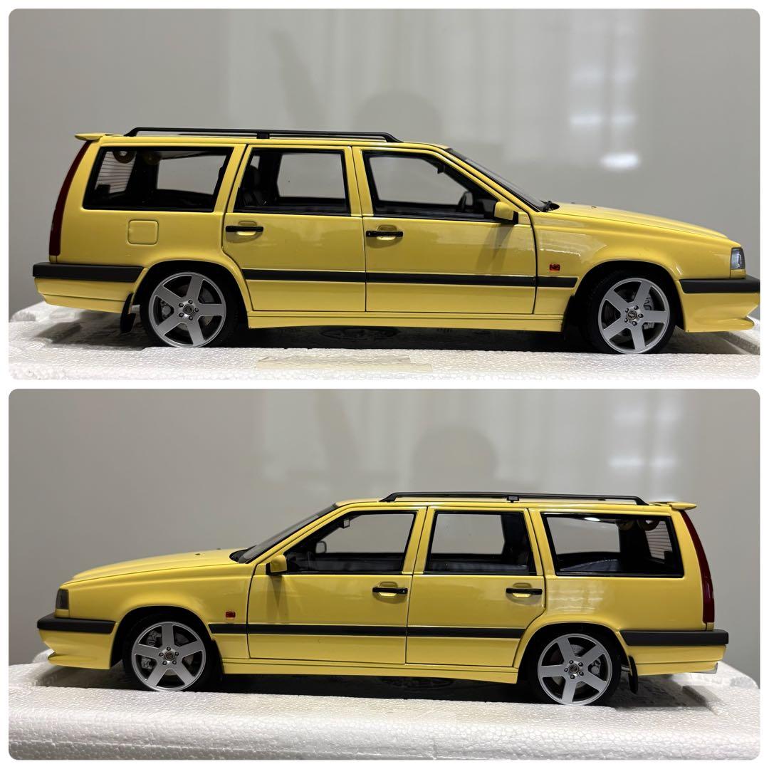 オートアート VOLVO 850 T-5R エステート クリームイエロー 絶版