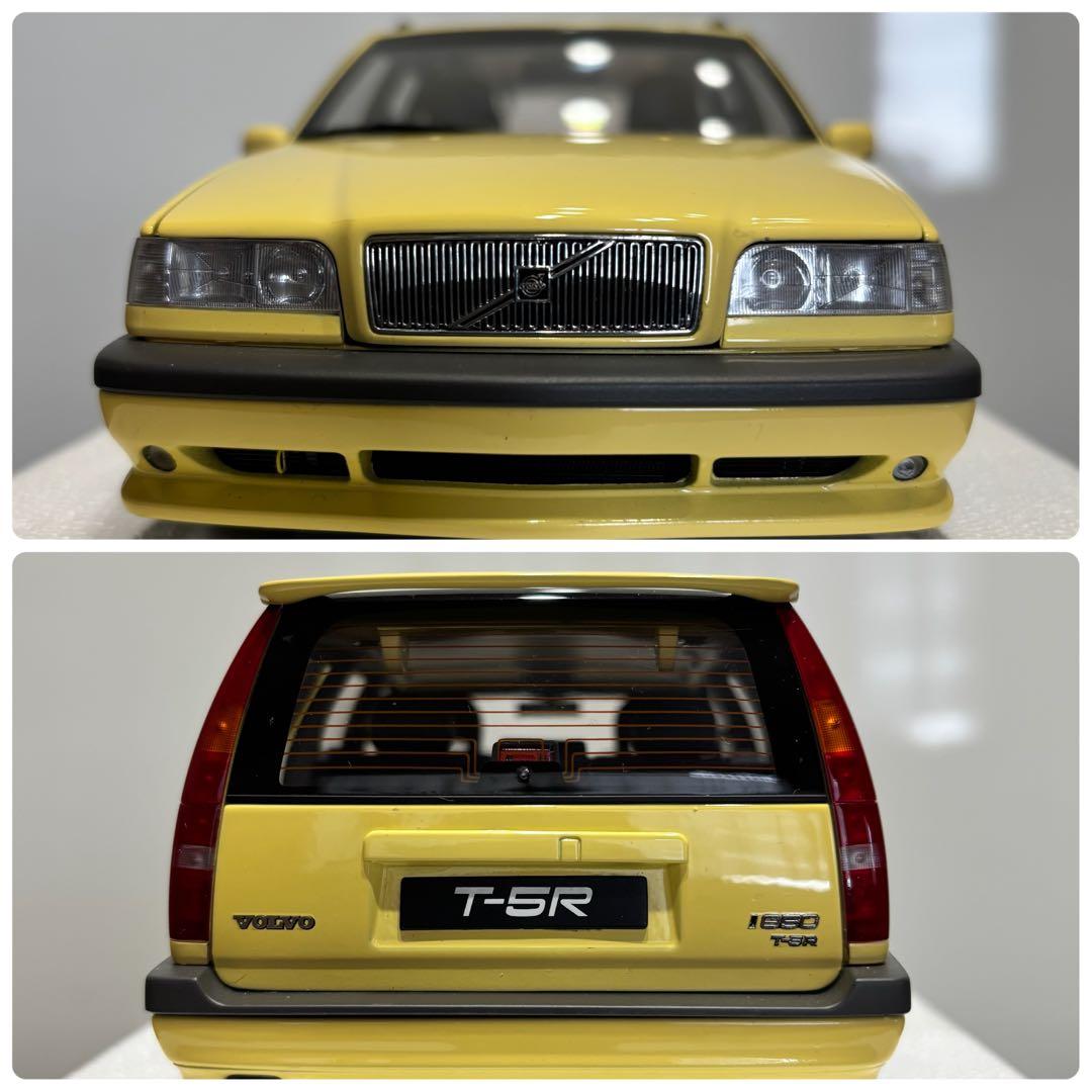 オートアート VOLVO 850 T-5R エステート クリームイエロー 絶版