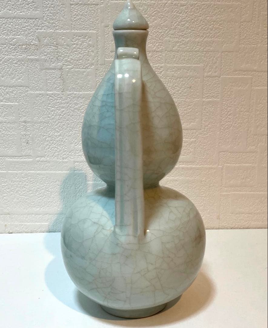 中国 北宋時代 青白磁 执壺 影青水注。