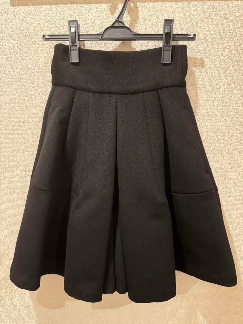 seventen フレアキュロット BLACK XS