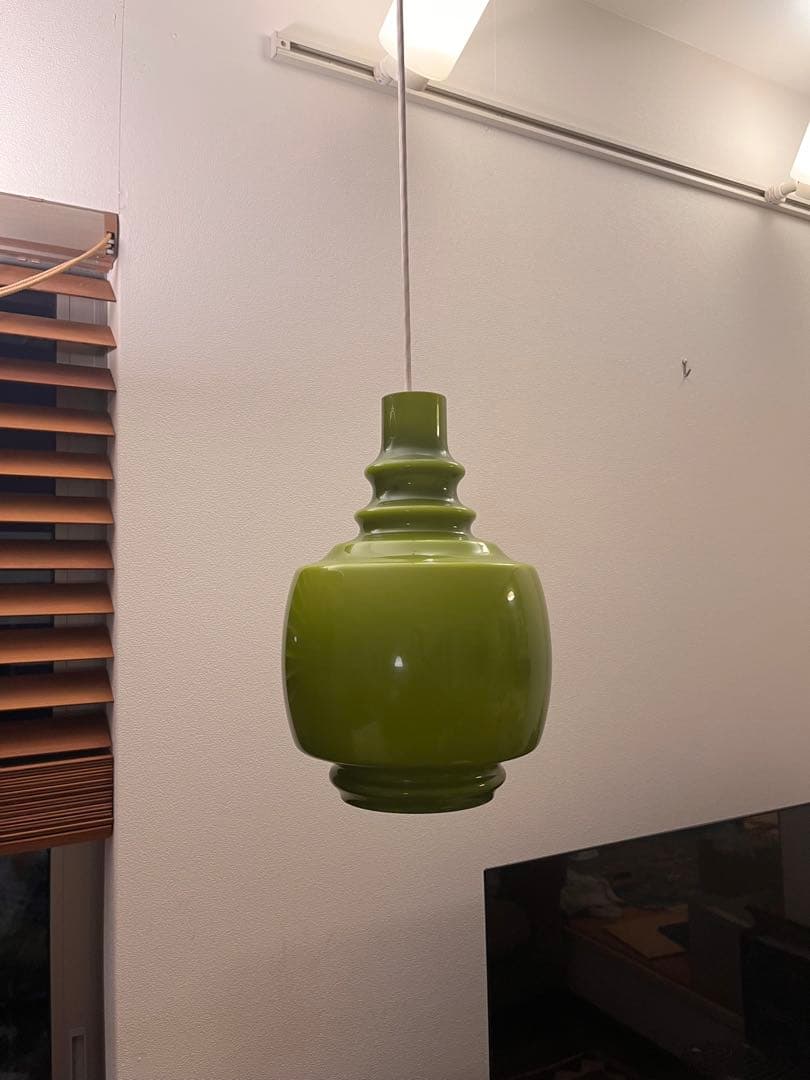 北欧ヴィンテージ ガラス ペンダントライト