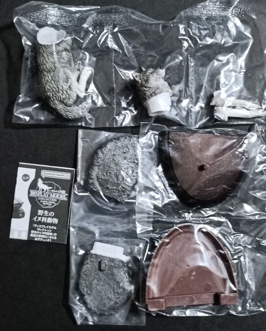 新品未開封 全4種コンプリート 野生のイヌ科動物 いきもの大図鑑