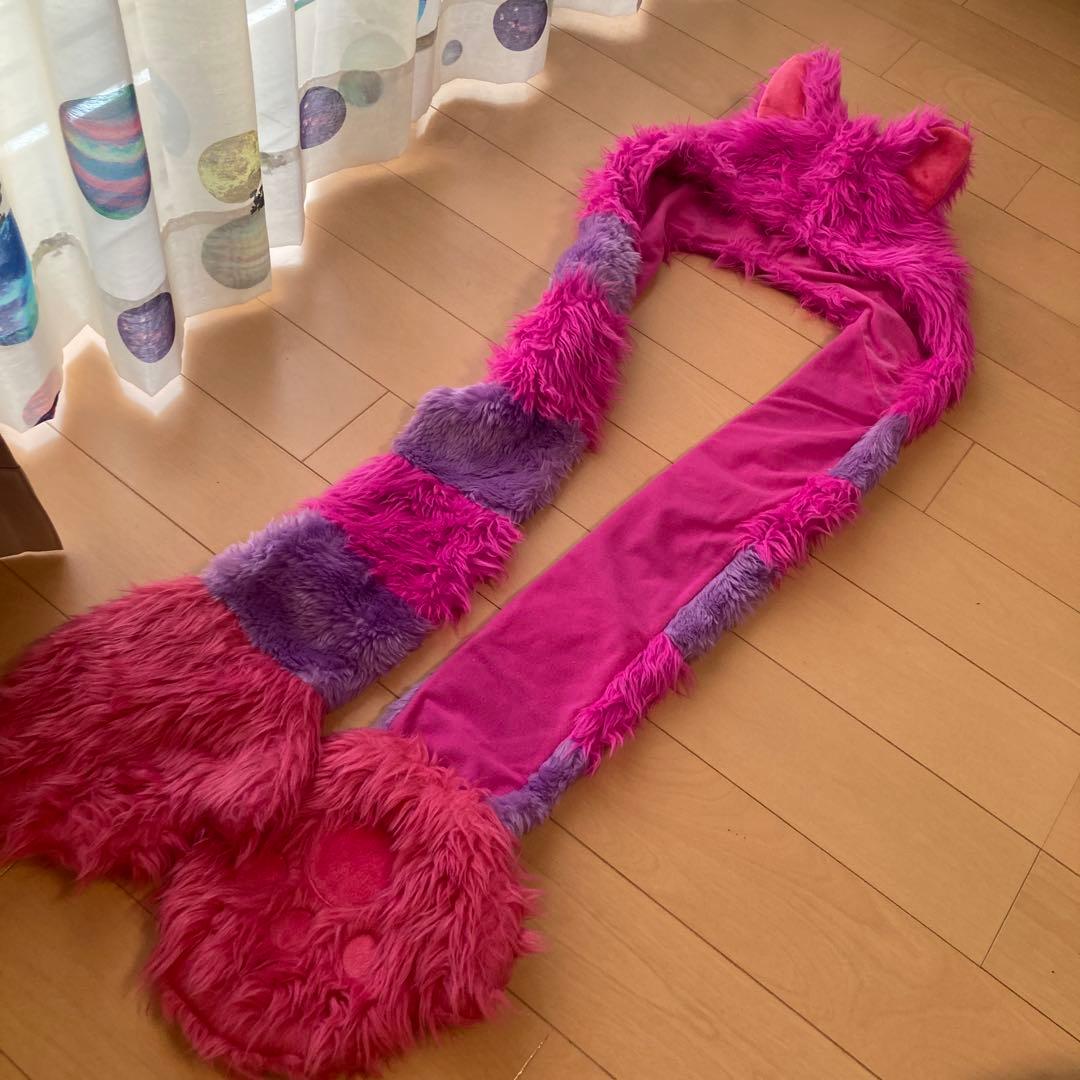 チシャ猫ファンキャップマフラー ディズニーファンキャップ