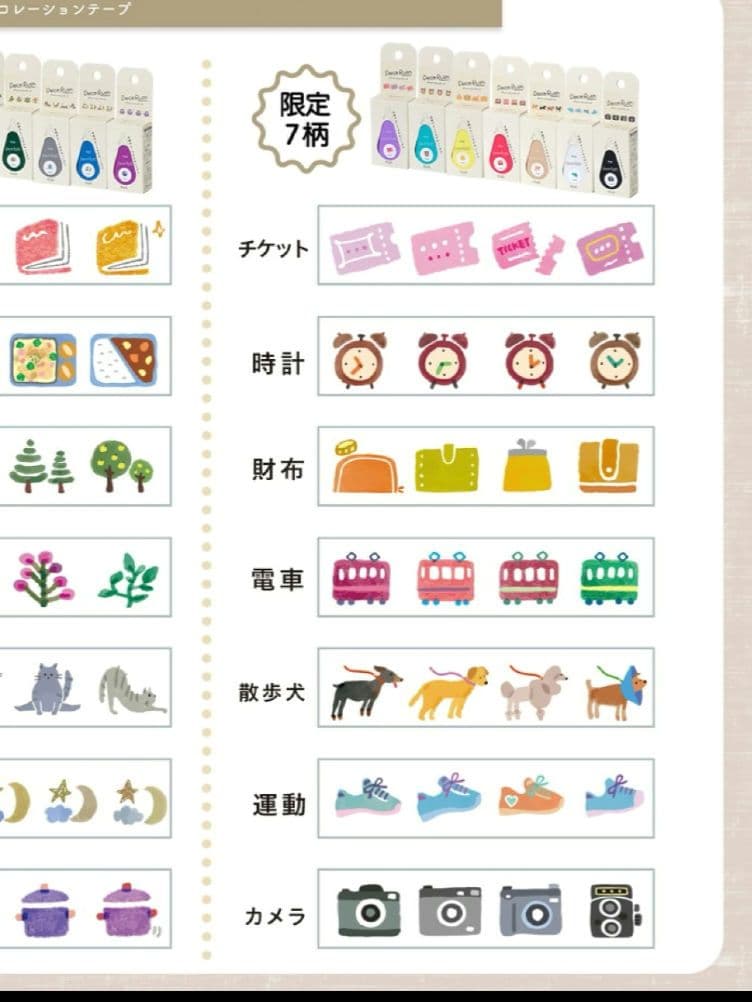 【新品未開封】デコラッシュ 限定 柄 7柄セット