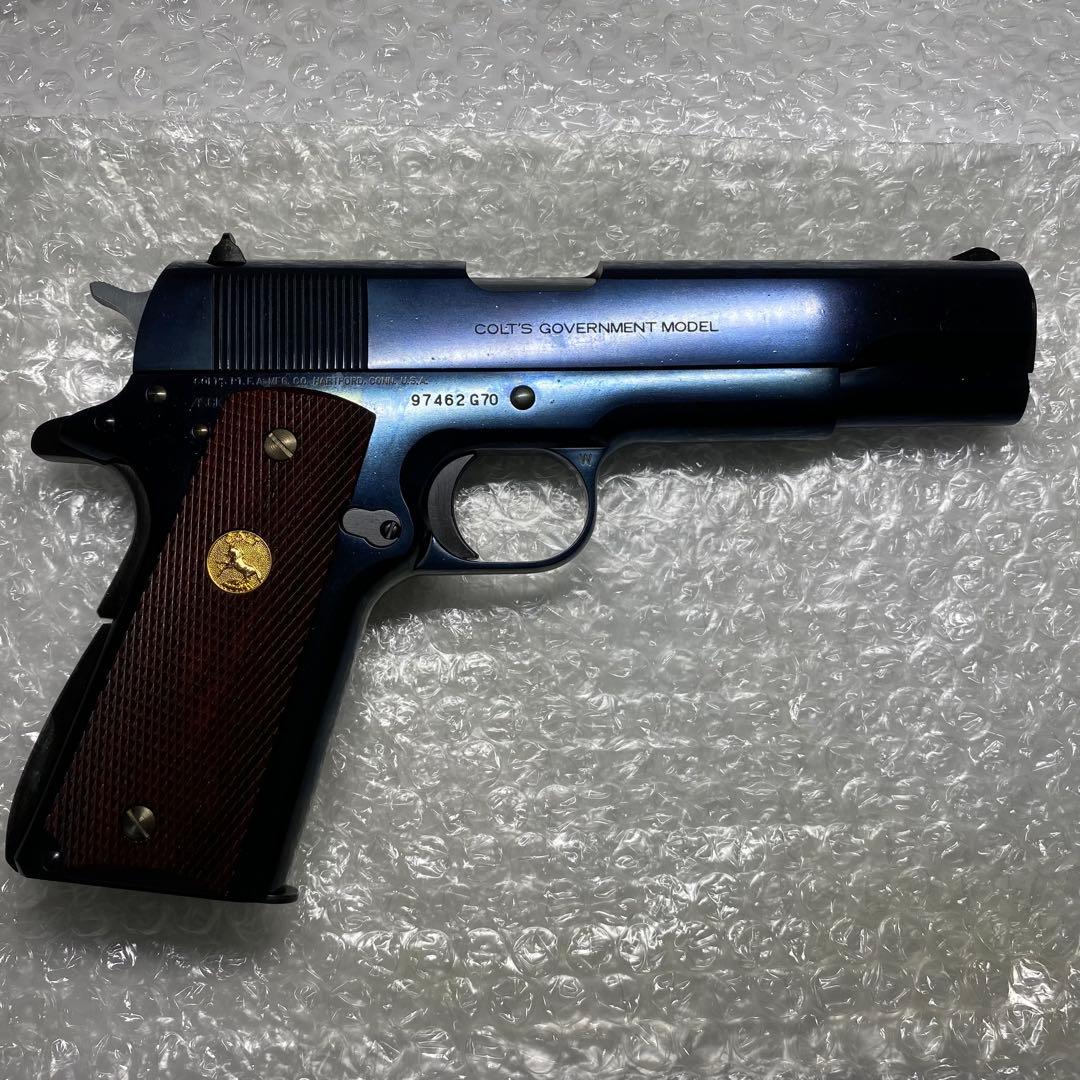 【美品・純正】WA ガバメント MkIV シリーズ70 ブルースチールver.