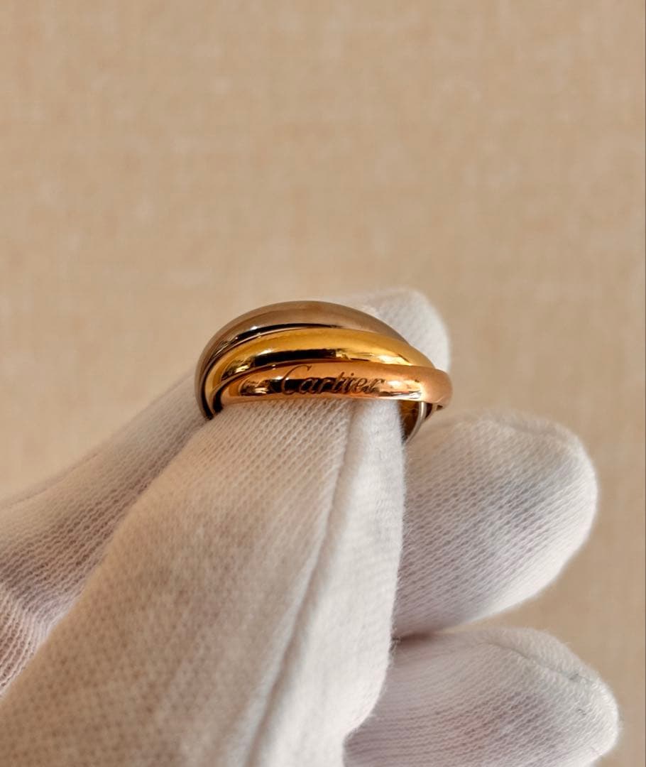 【1/12までお値下げ中】Cartierカルティエ トリニティリング SM 50