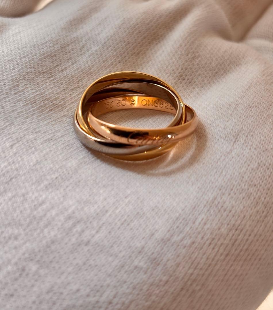 【1/12までお値下げ中】Cartierカルティエ トリニティリング SM 50