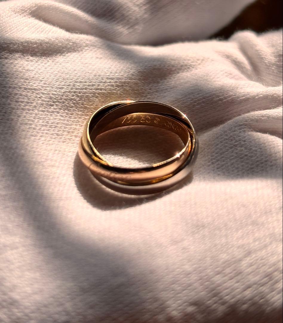 【1/12までお値下げ中】Cartierカルティエ トリニティリング SM 50