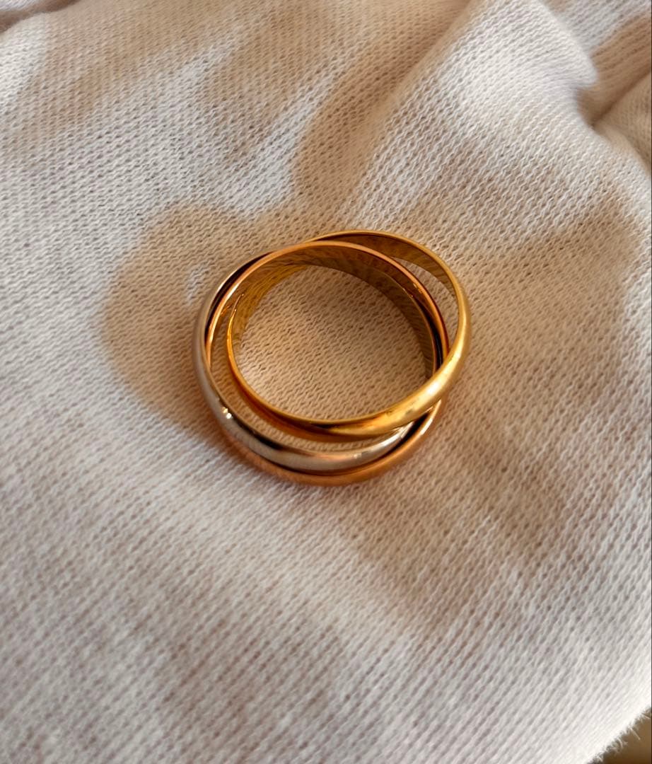 【1/12までお値下げ中】Cartierカルティエ トリニティリング SM 50