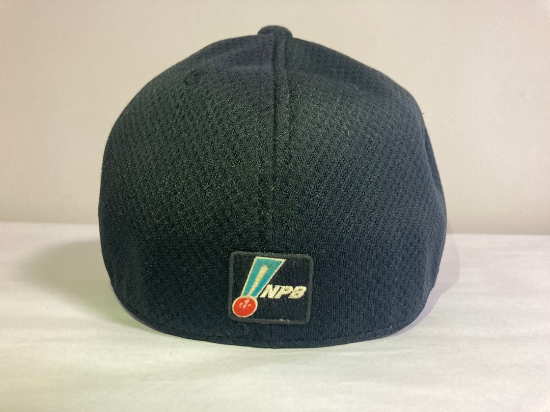 【実使用】ミズノプロ 阪神タイガース キャップ 帽子 新井選手 サイン入 32