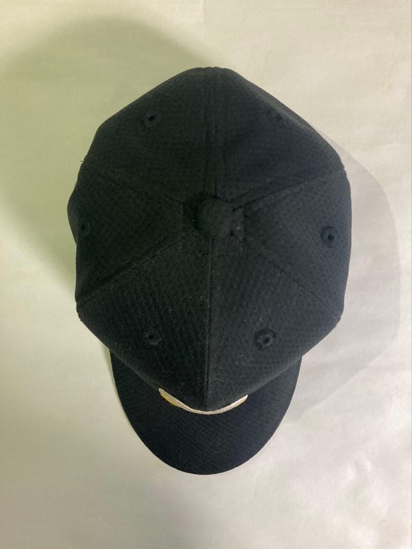 【実使用】ミズノプロ 阪神タイガース キャップ 帽子 新井選手 サイン入 32