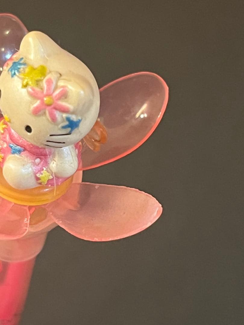 ハローキティ フェアリーキティシャーペンちょうちょ　花