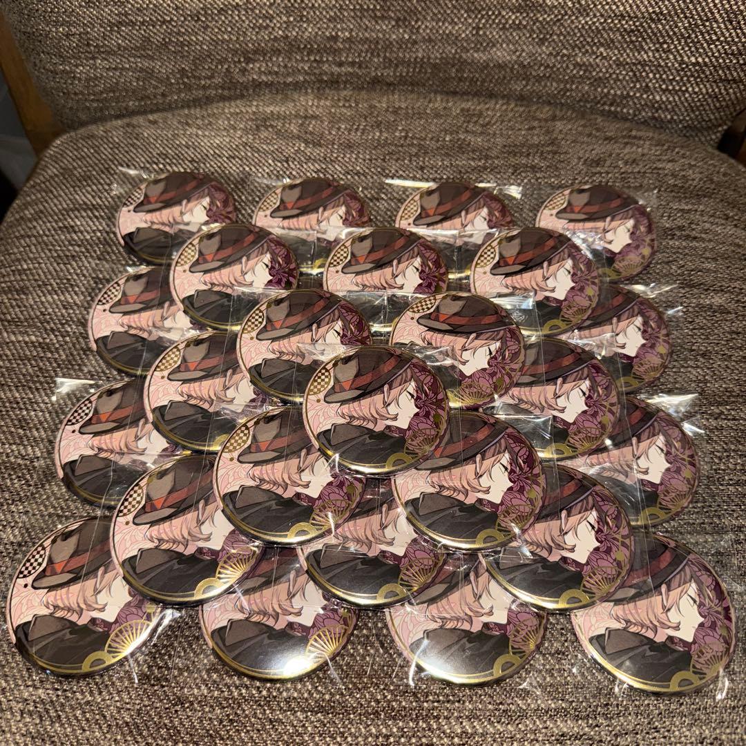 文豪ストレイドッグス 春河35画集 ゲーマーズ　箔押し缶バッジ　中原中也　30点