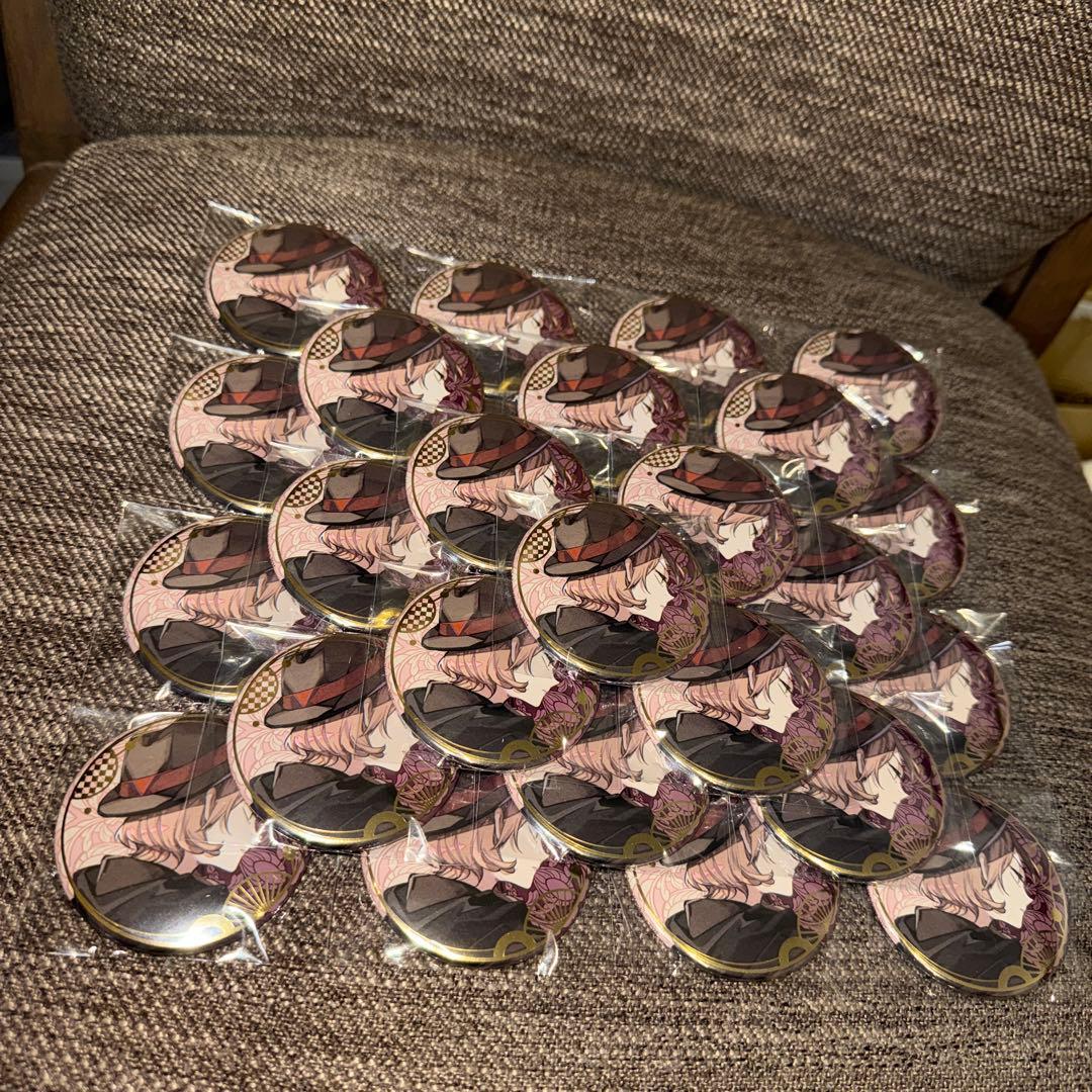 文豪ストレイドッグス 春河35画集 ゲーマーズ　箔押し缶バッジ　中原中也　30点