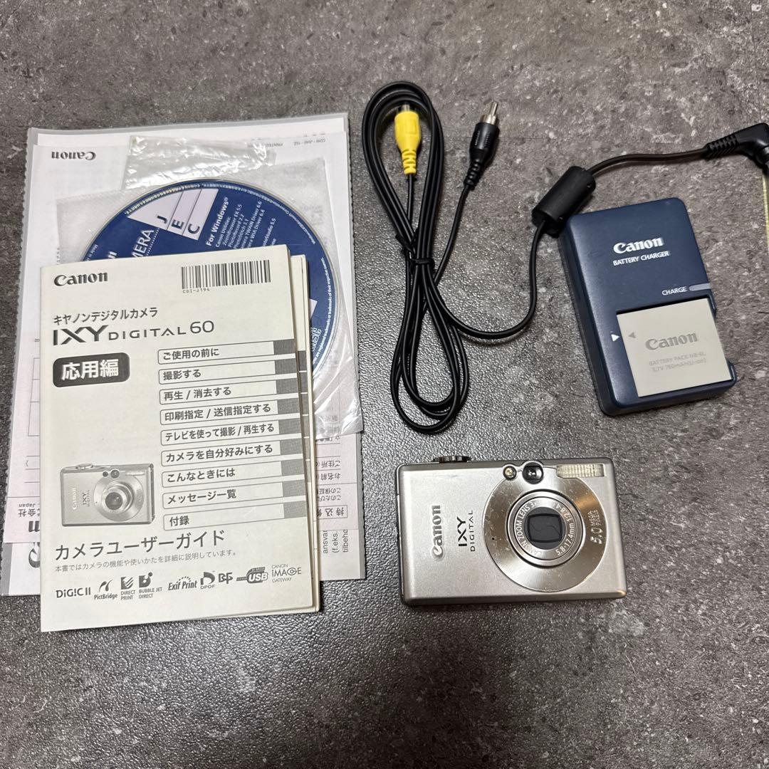 付属品ありCanon IXY DIGITAL 60 シルバー