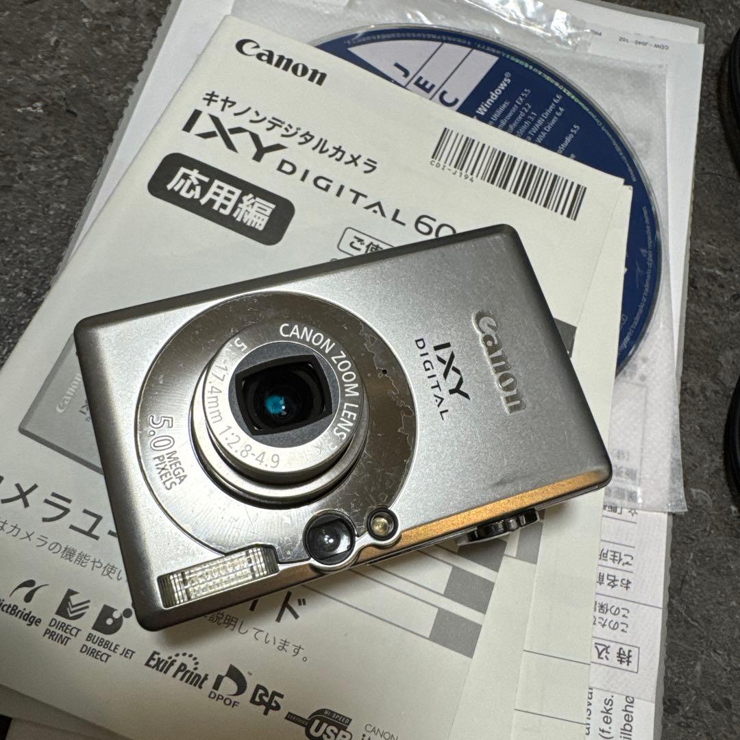 付属品ありCanon IXY DIGITAL 60 シルバー