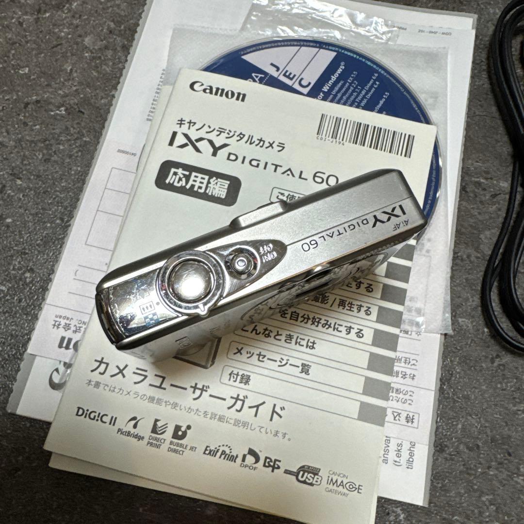 付属品ありCanon IXY DIGITAL 60 シルバー