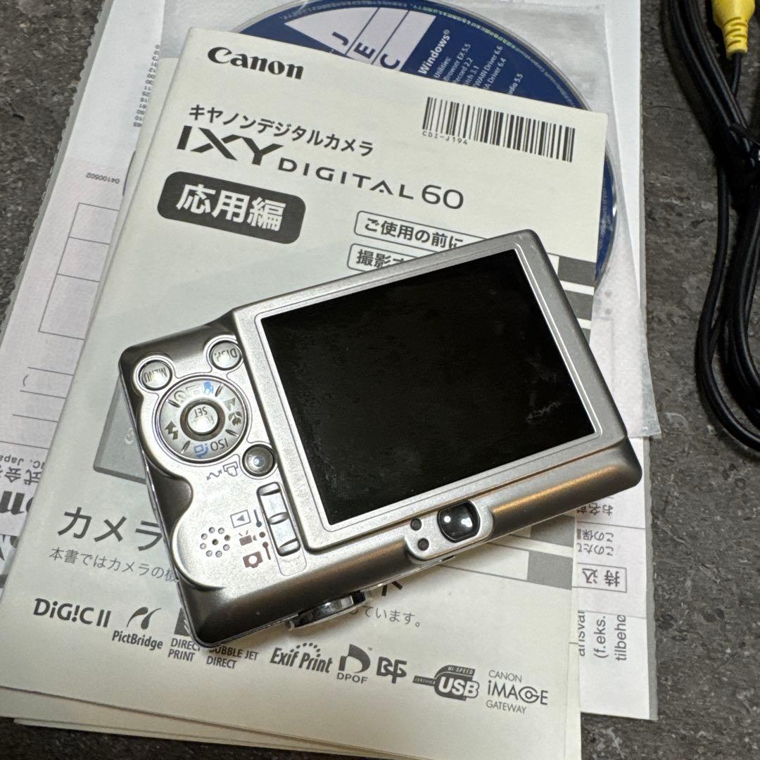 付属品ありCanon IXY DIGITAL 60 シルバー