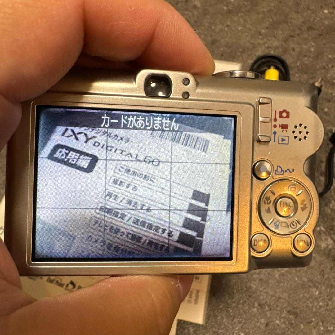 付属品ありCanon IXY DIGITAL 60 シルバー