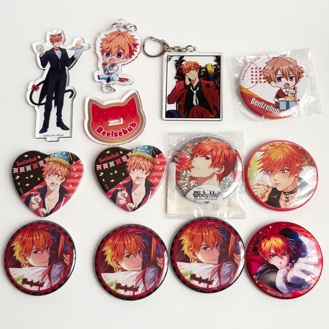 オベイミー ベルゼブブ 缶バッジ アクリルスタンド アクキー